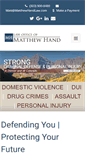 Mobile Screenshot of matthewhandlaw.com